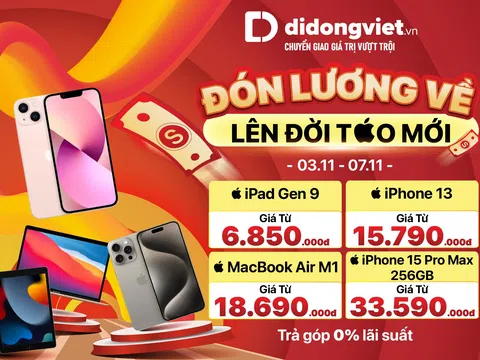 “Sale lương về” iPhone, iPad, Macbook giảm giá hơn 9 triệu đồng