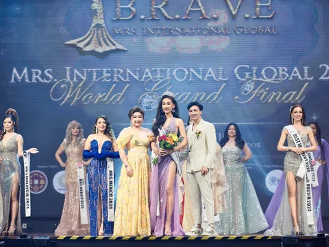 Trần Huyền Trang thắng 2 giải phụ, đăng quang ngôi vị Hoa hậu Đại sứ Mrs International Global 2024