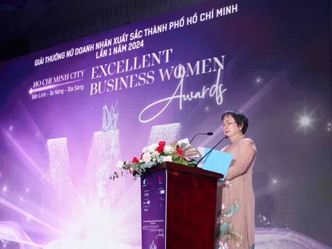 Vinh danh và trao giải thưởng Nữ doanh nhân xuất sắc TPHCM lần 1 năm 2024