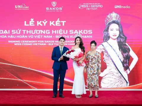 Hoa hậu Bùi Xuân Hạnh trở thành đại sứ thương hiệu của SAKOS