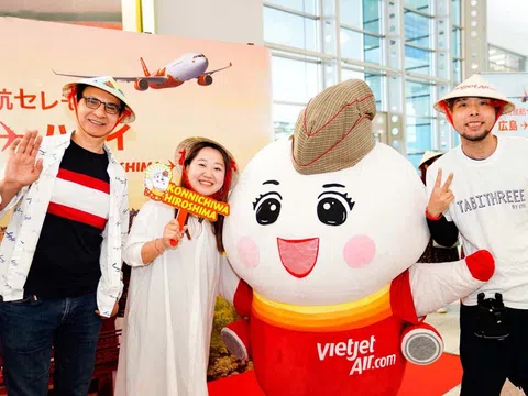 Vietjet vừa khai trương đường bay giữa Hà Nội và Hiroshima