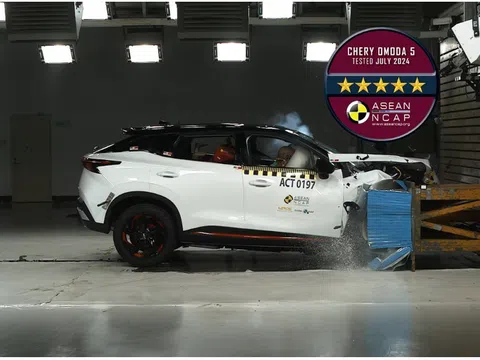 OMODA C5 đạt chứng nhận 5 sao ASEAN NCAP: An toàn tối đa cho hành trình tương lai