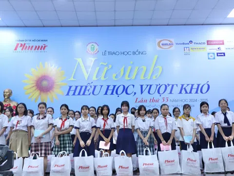 THACO đồng hành cùng Học bổng “Nữ sinh hiếu học, vượt khó” lần thứ 33