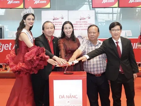 Vietjet vừa khai trương đường bay thẳng giữa Ahmedabad (Ấn Độ) và Đà Nẵng