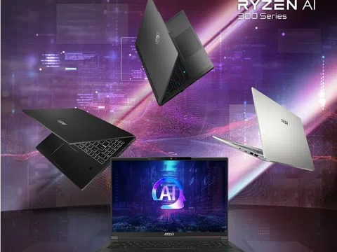 Các mẫu laptop MSI trang bị vi xử lý AMD Ryzen™ AI 300 Series chính thức có mặt tại Việt Nam