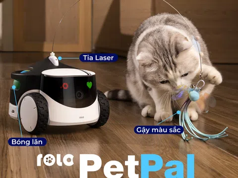 Enabot ra mắt robot camera chăm sóc thú cưng All-in-one ROLA PetPal