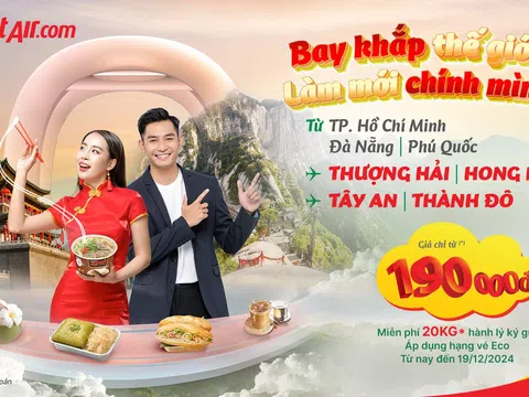 Cùng Vietjet trải nghiệm lễ hội khắp Trung Quốc với nhiều ưu đãi hấp dẫn