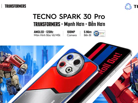 TECNO ra mắt SPARK 30 Pro phiên bản Transformers: Mạnh hơn - Bền hơn