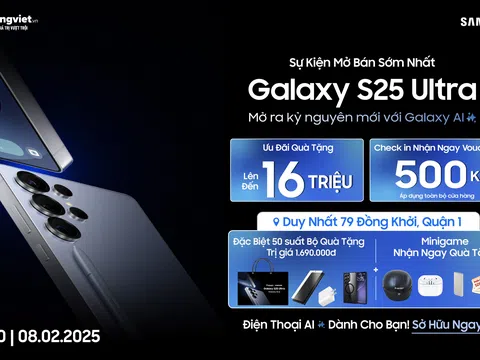 Di Động Việt mở bán sớm Galaxy S25, tặng quà đến 16 triệu đồng