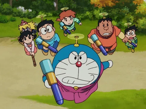 Phim Doraemon: Nobita Và Cuộc Phiêu Lưu Vào Thế Giới Trong Tranh" - Xá Xị và Salim - Hải Long góp giọng
