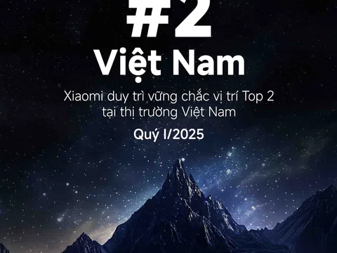 Xiaomi trở lại Top 2 thị phần smartphone Việt Nam trong quý 1-2025