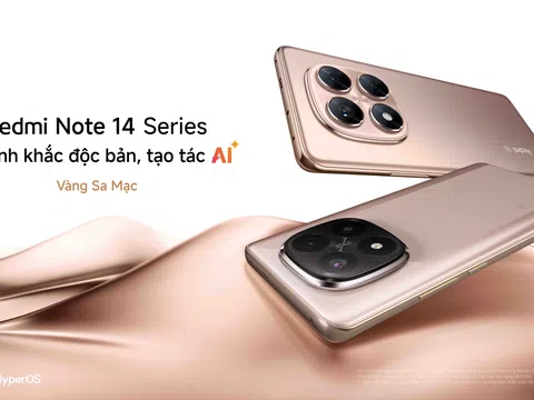 Redmi Note 14 Series chào đón phiên bản màu Vàng Sa Mạc, tiếp tục củng cố vị thế ở phân khúc tầm trung