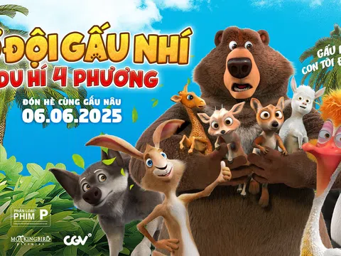 “Tổ Đội Gấu Nhí: Du Hí 4 Phương”: Chuyến phiêu lưu quanh thế giới của loạt phim hoạt hình đình đám