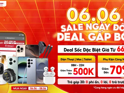 Deal sắm đồ công nghệ 6/6: iPhone 16 Pro Max giảm hơn 5 triệu, máy massage giảm 73%, phụ kiện chỉ từ 66 nghìn đồng
