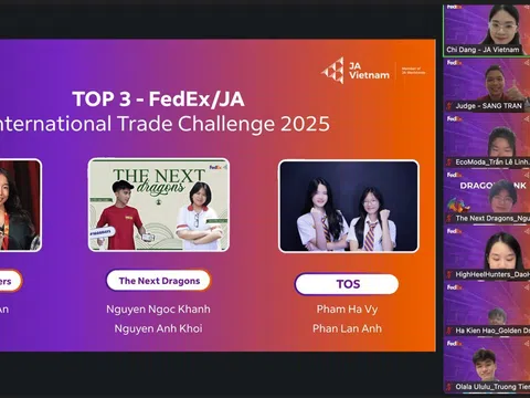 FedEx ươm mầm các doanh nhân toàn cầu tương lai qua Cuộc thi Thử thách Thương mại Quốc tế FedEx/JA 2025 tại Việt Nam