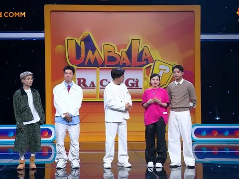 Úm Ba La Ra Chữ Gì?: MC Đại Nghĩa há hốc trước màn chơi đúng chuẩn “vui là chính” của hai giọng ca