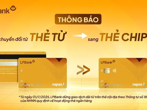 LPBank thông báo ngừng giao dịch dải từ trên thẻ ATM từ ngày 01/7/2025