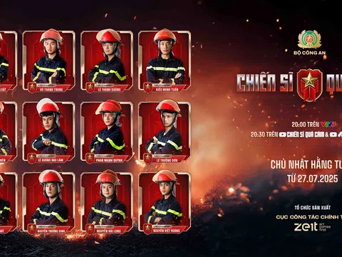 Công bố ngày phát sóng chương trình Chiến Sĩ Quả Cảm trên kênh VTV3