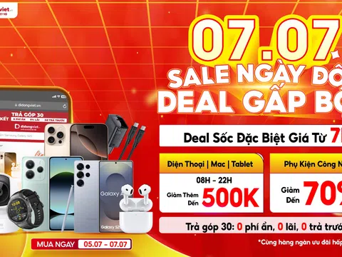 Đại tiệc giá sốc 7/7: Săn deal đặc biệt chỉ từ 7 nghìn đồng, giảm thêm đến 500 nghìn đồng trong khung giờ vàng