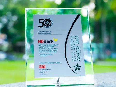 HDBank khẳng định vị thế với loạt giải thưởng ESG, ngoại hối và thanh toán quốc tế