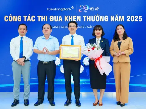 KienlongBank vinh dự nhận Bằng khen của Chủ tịch UBND tỉnh An Giang