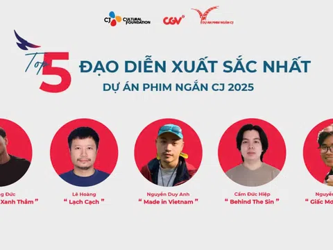 Dự án phim ngắn CJ 2025 công bố Top 5 dự án xuất sắc nhất