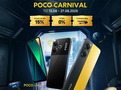 POCO khởi động chiến dịch POCO Carnival 2025 cùng loạt ưu đãi hấp dẫn mừng thương hiệu tròn 7 tuổi