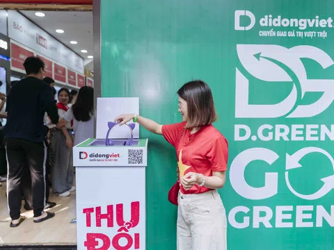 Viện Di Động hưởng ứng chiến dịch D.Green Go Green: Đổi pin cũ lấy pin mới