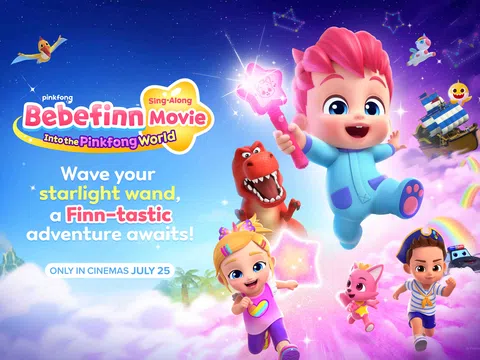 Bebefinn và Baby Shark khuấy đảo màn ảnh rộng với Bebefinn phim điện ảnh: Lạc vào xứ sở Pinkfong diệu kỳ