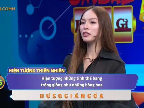 Á hậu Du lịch Quốc tế 2021 khiến MC Đại Nghĩa “dè chừng” tại Úm Ba La Ra Chữ Gì?