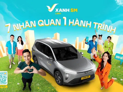 Xanh SM ra mắt dịch vụ taxi điện 7 chỗ cao cấp xanh SM Limo
