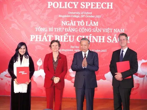 Tổng Bí thư Tô Lâm chứng kiến Đại học Oxford và Vietjet công bố kết quả công trình nghiên cứu Net Zero Carbon