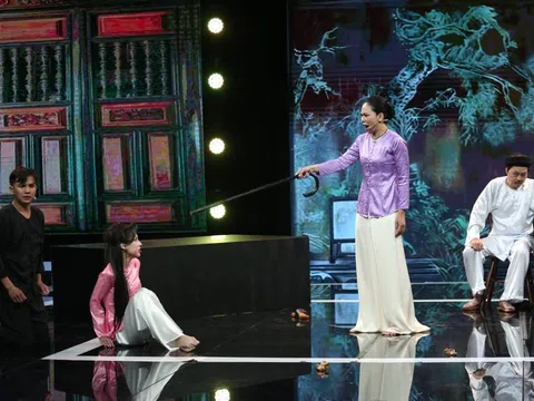 Tiết mục ‘kiếp chồng chung’ của 2 nữ thí sinh nhận lời khen từ NSND Kim Xuân