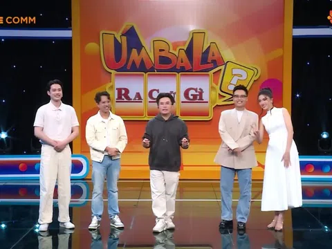 Dù đẹp đôi, Á hậu Hạnh Nguyên và Á vương Minh Toại vẫn không thể về chung đội tại “Úm Ba La Ra Chữ Gì?”