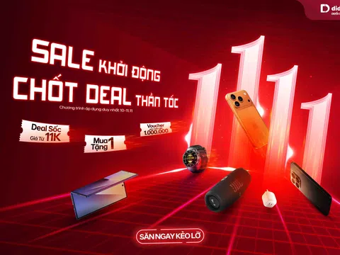 Sale công nghệ 11/11: Mua điện thoại tặng loa bluetooth, phụ kiện chỉ từ 11 nghìn đồng