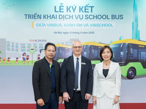 Ra mắt dịch vụ “Xe điện học đường chuyên biệt” đầu tiên tại Việt Nam