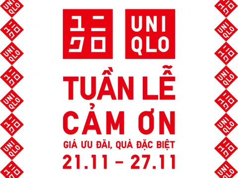 UNIQLO khởi động Tuần lễ Cảm ơn từ 21/11 đến 27/11, mang đến chương trình mua sắm và quà tặng hấp dẫn