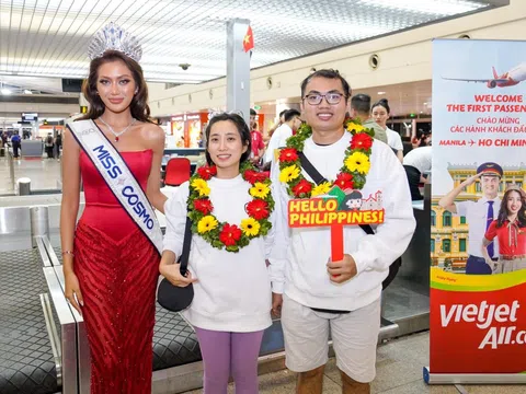 Vietjet khai trương đường bay TP.HCM - thủ đô Manila, mở ra kết nối du lịch, kinh tế