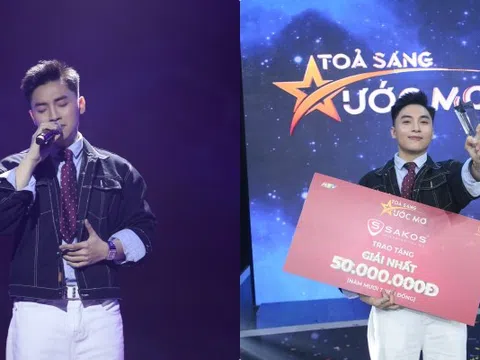 Hoàng Thái là quán quân chương trình “Tỏa sáng ước mơ”
