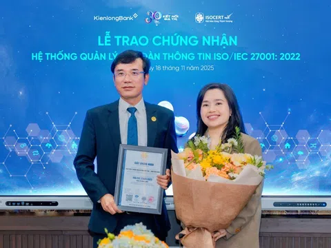 KienlongBank tăng cường năng lực bảo mật với chứng nhận ISO/IEC 27001:2022