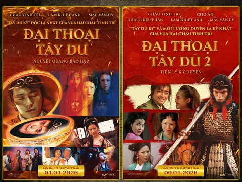 Châu Tinh Trì chính thức trở lại rạp Việt với bộ đôi kinh điển Đại Thoại Tây Du dịp Tết Tây 2026