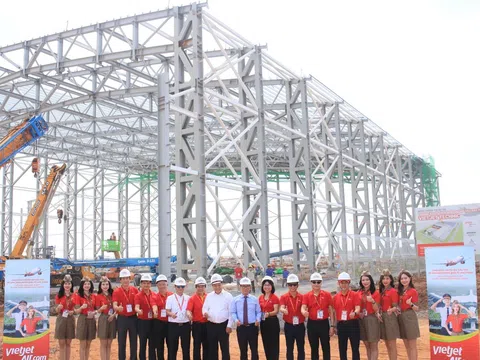 Vietjet cất nóc hangar chuẩn quốc tế, khai trương chuyến bay tới sân bay Long Thành