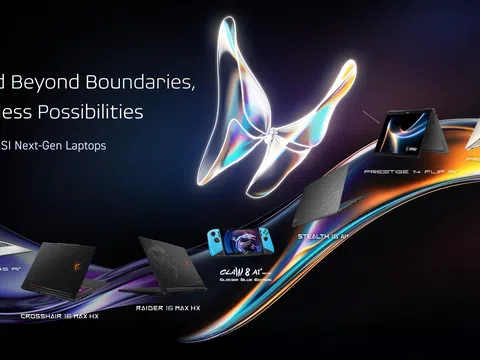 CES 2026: MSI tung dàn laptop AI thiết kế mới, hiệu năng bứt phá