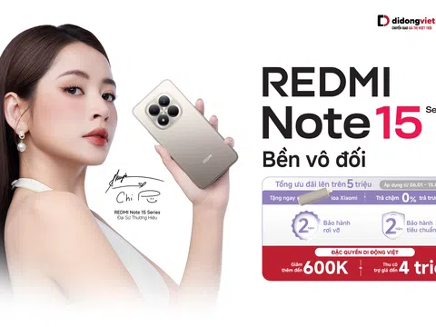 Sở hữu Redmi Note 15 series tại Di Động Việt với loạt ưu đãi, thu cũ - đổi mới trợ giá đến 4 triệu đồng