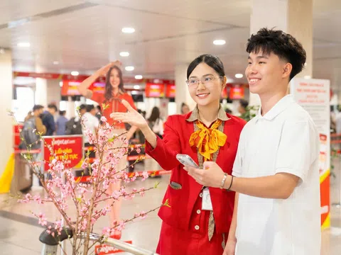 Vietjet bổ sung 390.000 chỗ, mở rộng lựa chọn bay cho hành khách dịp Tết Nguyên đán 2026