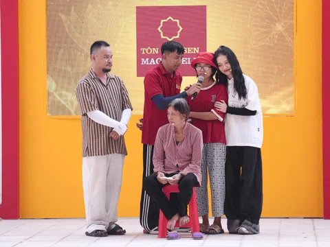 MC Thái Vũ, Vinh Râu, Hoàng Duyên nghẹn ngào trước hoàn cảnh của cô bé mồ côi, sống nương tựa bà ngoại già yếu