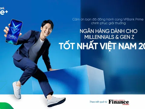 VPBank Prime “chiếm lĩnh” thế hệ Millenials và GenZ: 2 năm liên tiếp được vinh danh bằng giải thưởng quốc tế