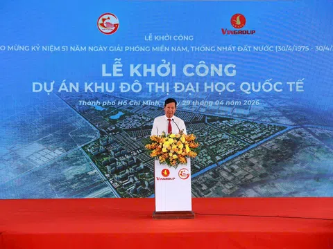Vingroup khởi công dự án Đô thị Đại học Quốc tế - Thành phố công viên tri thức đẳng cấp hàng đầu châu Á