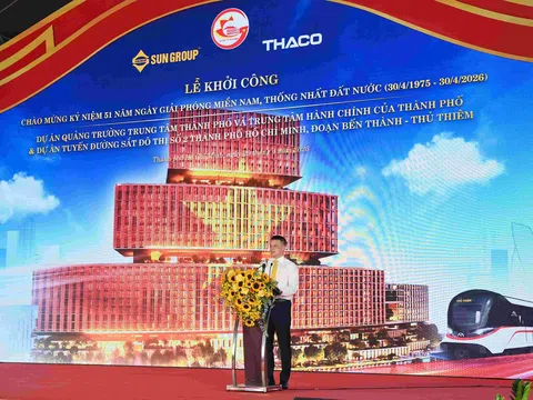 TP. HCM khởi công quảng trường trung tâm và Trung tâm hành chính 29.600 tỷ đồng do Sun Group đầu tư