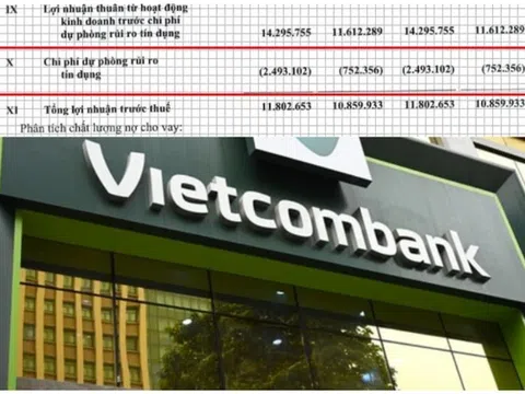 Nợ nghi ngờ tăng vọt hơn 7 lần, Vietcombank mạnh tay trích lập dự phòng